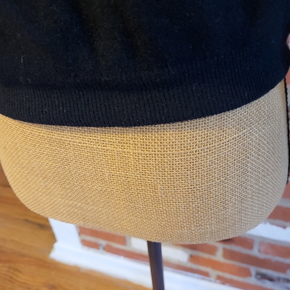 Le Roy Knitwear 60s black lambswool cropped sweater - Picture 4 of 8